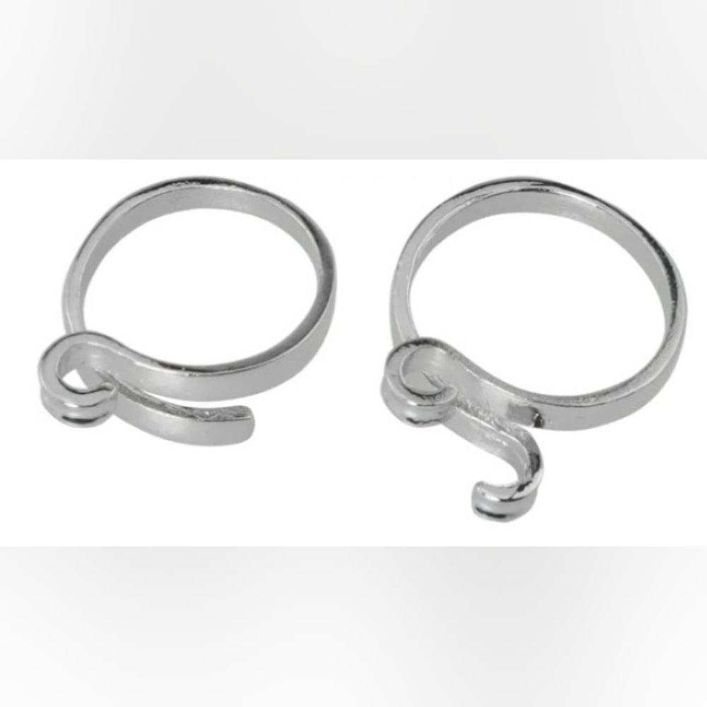 4 Piece Set Crochet Hook Loop Rings
